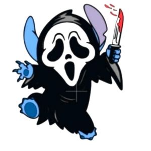 Ghost Face Little Monster Decal